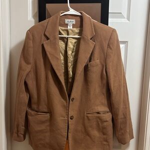 L.L. Bean Tan Blazer